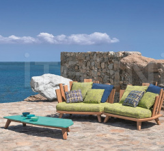 Итальянские Уличные столики - Журнальный столик Rafael Coffee table 70x170 фабрика Ethimo