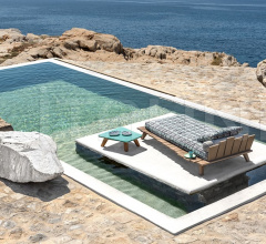 Итальянские Уличные шезлонги - Шезлонг Rafael Sunbed фабрика Ethimo