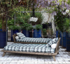 Итальянские Уличные шезлонги - Шезлонг Rafael Sunbed фабрика Ethimo