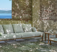 Итальянские Уличные столики - Кофейный столик Grand Life Coffe table 77 h 25 фабрика Ethimo