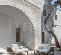 Итальянские Уличные столики - Журнальный столик Grand Life Coffe table 100x65 h 25 фабрика Ethimo