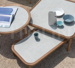 Итальянские Уличные столики - Журнальный столик Grand Life Coffe table 100x100 h 35 Итальянские Уличные столики - Журнальный столик Grand Life Coffe table 100x100 h 35 фабрика Ethimo