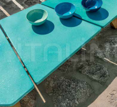 Итальянские Уличные столики - Журнальный столик Rafael Coffee table 70x170 фабрика Ethimo