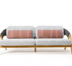 Итальянские Уличная мебель - Диван Knit 3 seater sofa фабрика Ethimo