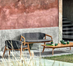 Итальянские Уличная мебель - Диван Knit 3 seater sofa фабрика Ethimo