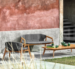 Итальянские Уличная мебель - Диван Knit 2 seater sofa фабрика Ethimo