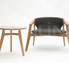 Итальянские Уличные кресла - Кресло Knit Lounge armchair Итальянские Уличные кресла - Кресло Knit Lounge armchair фабрика Ethimo