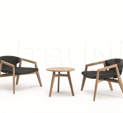 Итальянские Уличные кресла - Кресло Knit Lounge armchair Итальянские Уличные кресла - Кресло Knit Lounge armchair фабрика Ethimo