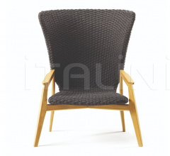 Итальянские Уличные кресла - Кресло Knit High back lounge armchair Итальянские Уличные кресла - Кресло Knit High back lounge armchair фабрика Ethimo