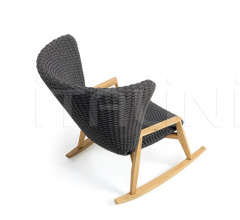 Итальянские Уличные кресла - Кресло Knit Rocking chair Итальянские Уличные кресла - Кресло Knit Rocking chair фабрика Ethimo