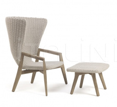 Итальянские Уличная мебель - Пуф Knit Footstool фабрика Ethimo