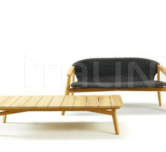 Итальянские Уличные столики - Журнальный столик Knit Coffee table Итальянские Уличные столики - Журнальный столик Knit Coffee table фабрика Ethimo