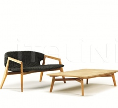 Итальянские Уличные столики - Журнальный столик Knit Coffee table Итальянские Уличные столики - Журнальный столик Knit Coffee table фабрика Ethimo