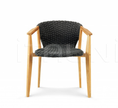 Итальянские Уличная мебель - Стул с подлокотниками Knit Dining armchair фабрика Ethimo