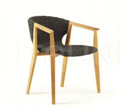 Итальянские Уличная мебель - Стул с подлокотниками Knit Dining armchair фабрика Ethimo