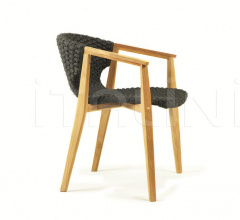 Итальянские Уличная мебель - Стул с подлокотниками Knit Dining armchair фабрика Ethimo