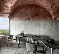 Итальянские Уличная мебель - Стул с подлокотниками Knit Dining armchair фабрика Ethimo