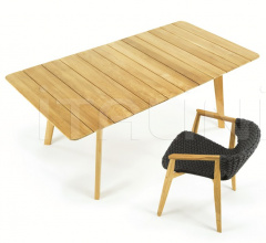 Итальянские Уличные столы - Стол обеденный Knit Rectangular dining table Итальянские Уличные столы - Стол обеденный Knit Rectangular dining table фабрика Ethimo