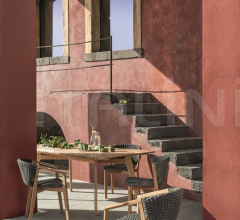 Итальянские Уличные столы - Стол обеденный Knit Rectangular dining table Итальянские Уличные столы - Стол обеденный Knit Rectangular dining table фабрика Ethimo