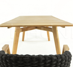 Итальянские Уличные столы - Стол обеденный Knit XL rectangular dining table Итальянские Уличные столы - Стол обеденный Knit XL rectangular dining table фабрика Ethimo
