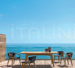 Итальянские Уличные столы - Стол обеденный Knit XL rectangular dining table Итальянские Уличные столы - Стол обеденный Knit XL rectangular dining table фабрика Ethimo