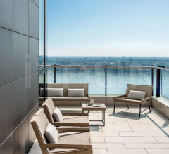 Итальянские Уличные столики - Столик Allaperto Urban Итальянские Уличные столики - Столик Allaperto Urban фабрика Ethimo