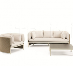 Итальянские Уличная мебель - Диван Esedra 3 seater sofa фабрика Ethimo