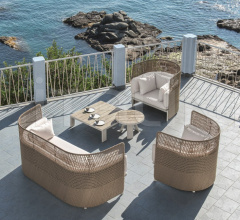 Итальянские Уличные столики - Журнальный столик Esedra Square coffee table Итальянские Уличные столики - Журнальный столик Esedra Square coffee table фабрика Ethimo