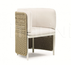 Итальянские Уличная мебель - Стул с подлокотниками Esedra Dining armchair фабрика Ethimo