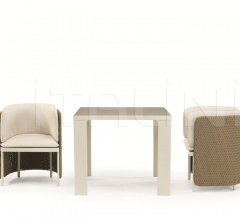 Итальянские Уличная мебель - Стул с подлокотниками Esedra Dining armchair фабрика Ethimo