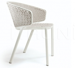 Итальянские Уличная мебель - Стул с подлокотниками Pluvia Round rope фабрика Ethimo