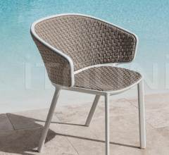 Итальянские Уличная мебель - Стул с подлокотниками Pluvia Natwick фабрика Ethimo