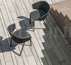 Итальянские Уличная мебель - Стул с подлокотниками Pluvia Natwick фабрика Ethimo