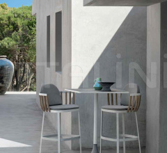 Итальянские Рестораны/Бары - Барный стол Concreto High table 60x60 h 105 фабрика Ethimo