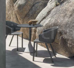 Итальянские Рестораны/Бары - Барный стол Concreto Table 60 h 74 фабрика Ethimo