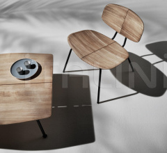 Итальянские Уличные столики - Журнальный столик Agave Square coffee table Итальянские Уличные столики - Журнальный столик Agave Square coffee table фабрика Ethimo