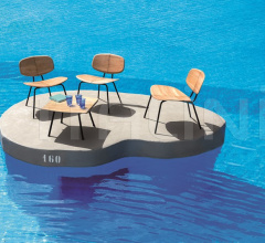 Итальянские Уличные столики - Журнальный столик Agave Square coffee table Итальянские Уличные столики - Журнальный столик Agave Square coffee table фабрика Ethimo