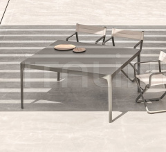 Итальянские Уличные столы - Стол обеденный Play XL square table Итальянские Уличные столы - Стол обеденный Play XL square table фабрика Ethimo