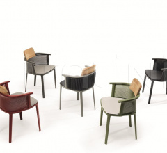 Итальянские Уличная мебель - Стул с подлокотниками Nicolette фабрика Ethimo