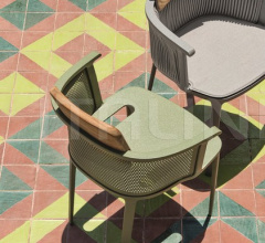 Итальянские Уличная мебель - Стул с подлокотниками Nicolette фабрика Ethimo