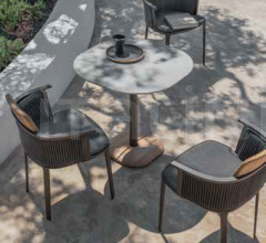 Итальянские Уличная мебель - Стул с подлокотниками Nicolette фабрика Ethimo