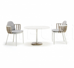 Итальянские Уличные столы - Стол обеденный Lounge dining table 70x70 h 61 Итальянские Уличные столы - Стол обеденный Lounge dining table 70x70 h 61 фабрика Ethimo