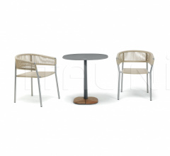 Итальянские Уличные столы - Стол обеденный Dining table 70x70 h 75 Итальянские Уличные столы - Стол обеденный Dining table 70x70 h 75 фабрика Ethimo