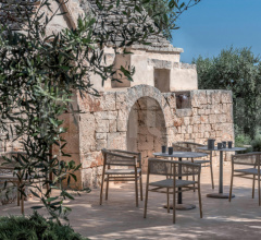 Итальянские Уличные столы - Стол обеденный Dining table 70x70 h 75 Итальянские Уличные столы - Стол обеденный Dining table 70x70 h 75 фабрика Ethimo