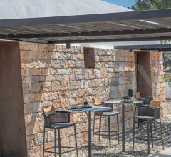 Итальянские Рестораны/Бары - Барный стол High table 70x70 h 106 фабрика Ethimo