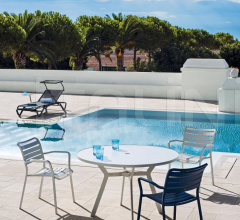 Итальянские Уличные столы - Стол обеденный Ocean Round dining table Итальянские Уличные столы - Стол обеденный Ocean Round dining table фабрика Ethimo