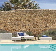 Итальянские Уличные столики - Журнальный столик Infinity square coffee table Итальянские Уличные столики - Журнальный столик Infinity square coffee table фабрика Ethimo