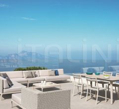 Итальянские Уличные столики - Журнальный столик Infinity square coffee table Итальянские Уличные столики - Журнальный столик Infinity square coffee table фабрика Ethimo