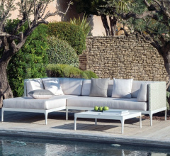 Итальянские Уличные столики - Журнальный столик Infinity square coffee table Итальянские Уличные столики - Журнальный столик Infinity square coffee table фабрика Ethimo