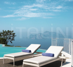 Итальянские Уличные шезлонги - Шезлонг Infinity sunbed фабрика Ethimo